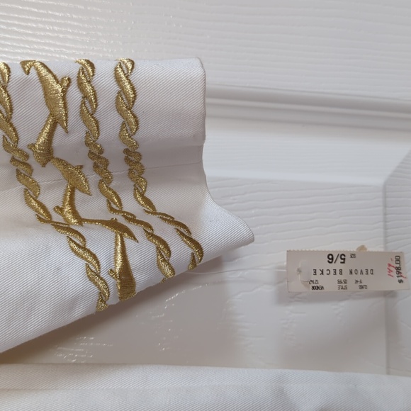 Vintage Adam Douglass Nautical Embellished Trim Long Jacket - Picture 4 of 7